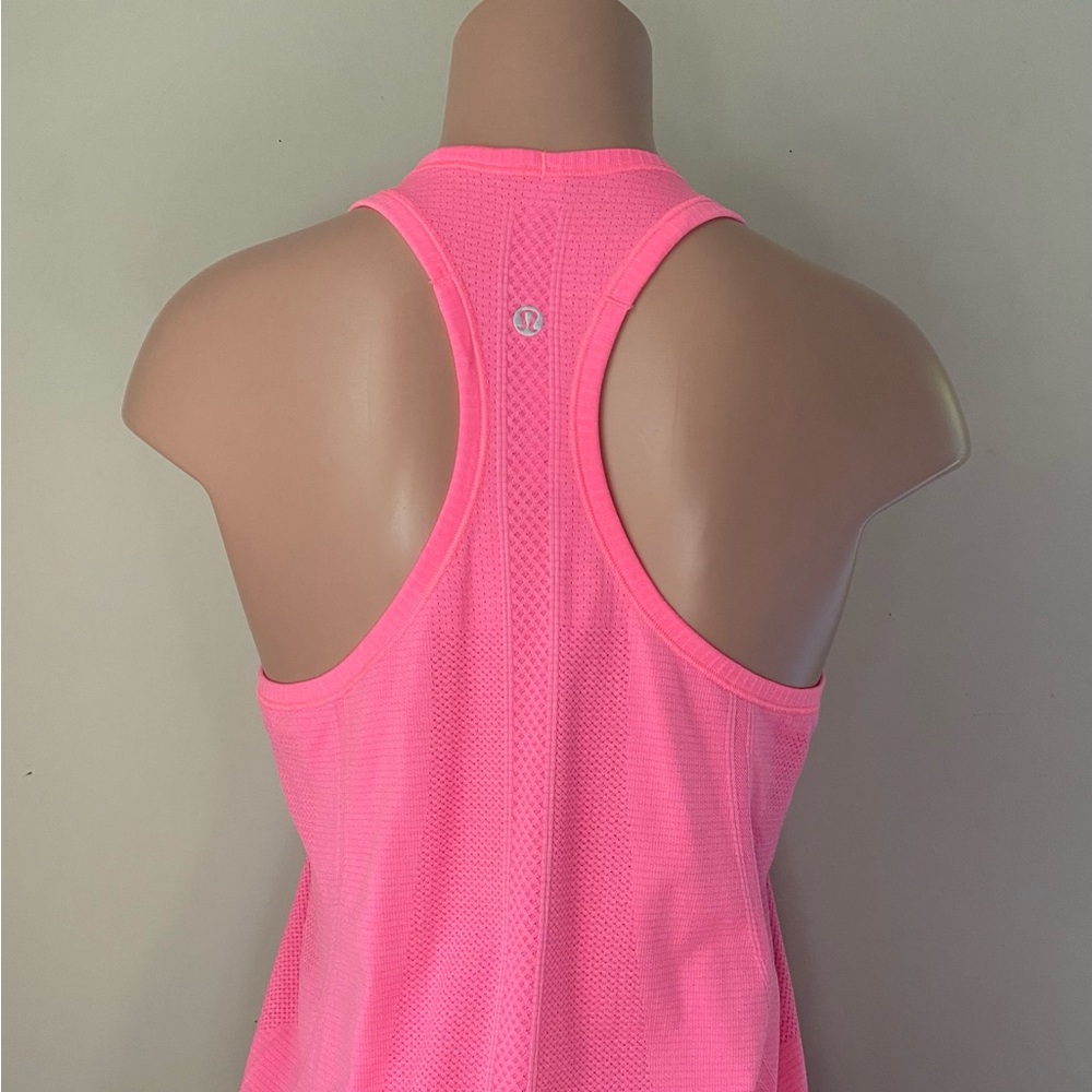 NWOT Lululemon Pink Swiftly Tech Racerback Shirt Size 10 - Picture 5 of 13